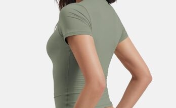 YEOREO Women Fitted Workout Top Review.