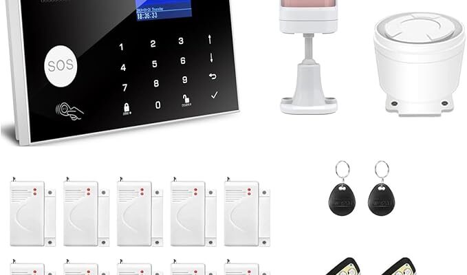 WiFi + 4G GSM Smart Home Alarm System⁠