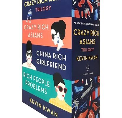 Crazy Rich Asians Trilogy Box Set book covers by Kevin Kwan
