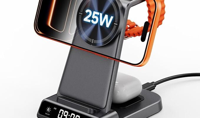 SwanScout C02M 3-in-1 Magnetic Wireless Charging Station⁠